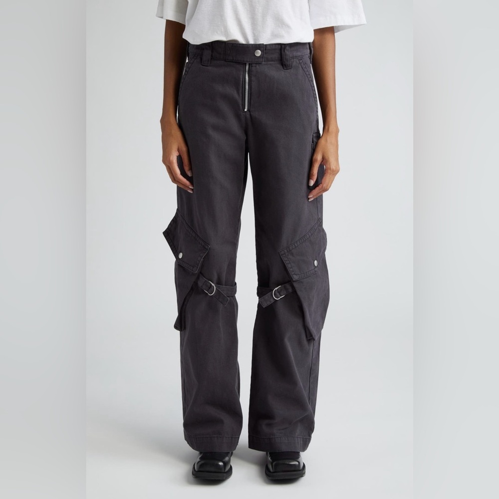 NWT Acne Studios Black Cargo Pants EU 34